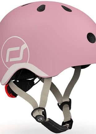 Шлем защитный с маячком scoot and ride wildberry xxs/s