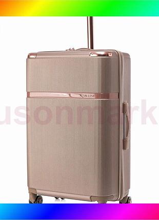 Bs чемодан semi line best mix 24" (m) champagne (t5668-3) bas77/n