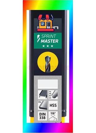 Bs свердло по металу best mix hss sprint master ø9,5 мм, 10 шт, alpen 0062600950100 bas77/n