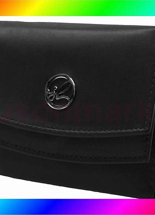 Bs кошелек женский кожаный best mix semi line rfid black (p8274-0) bas77/n