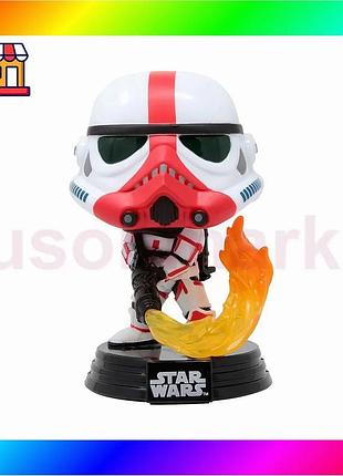 Bs игровая фигурка funko best mix pop! серии "мандалорец" – штурмовик с огнеметом bas77/n