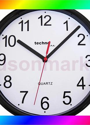 Bs часы настенные technoline best mix wt600 black (wt600 schwarz) bas77/n