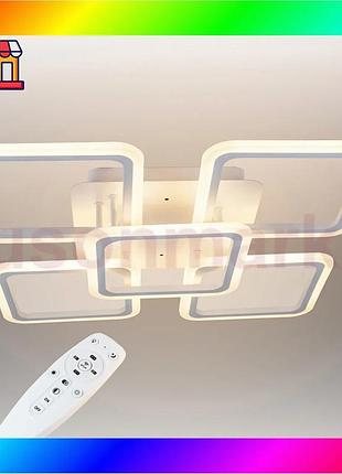 Bs потолочная led люстра, best mix светодиодный светильник sunlight белый 6325/4+1s+s bas77/n