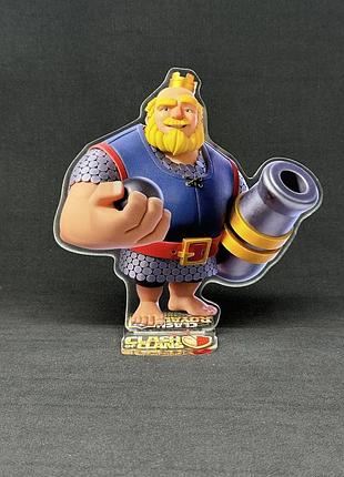 Акриловая коллекционная фигурка clash of clans, clash royale королевский гигант 15 cм