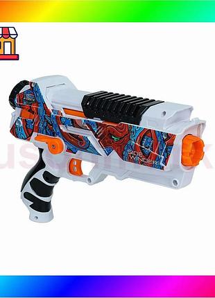 Bs игрушечный водяной бластер best mix серии «hydro force» - side winder bas77/n