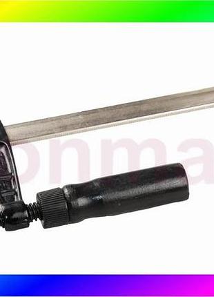 Bs струбцина столярная mastertool best mix f-type 300×80 мм 2100 н деревянная ручка din 5117 07-0003 bas77/n