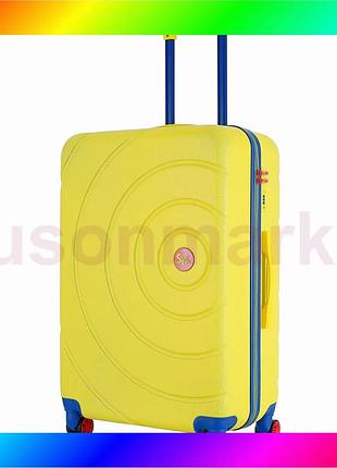Bs чемодан semi line best mix 28" (l) yellow (t5929-3) bas77/n