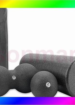 Bs набір для масажу best mix easyfit mioset-xl (2 м'ячика+ролик) bas77/n