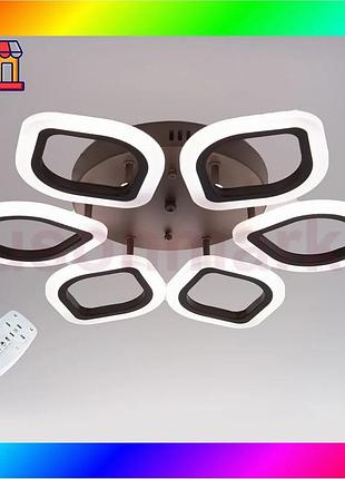 Bs потолочная led люстра, best mix светодиодный светильник sunlight коричневый li8838/6b bas77/n