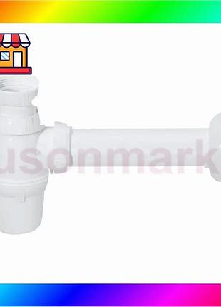 Bs сифон для кухонной best mix мойки 1½"×ø40мм wirquin (9542830) bas77/n