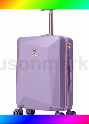 Bs чемодан semi line best mix 24" (m) purple (t5914-2) bas77/n