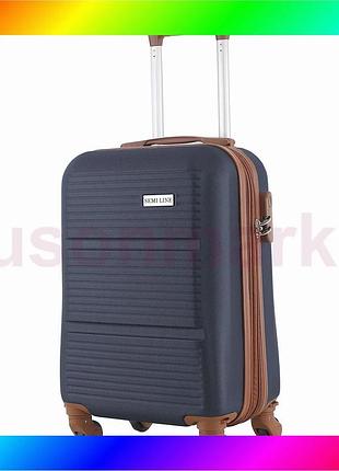Bs чемодан semi line best mix 20" (s) navy (t5712-1) bas77/n
