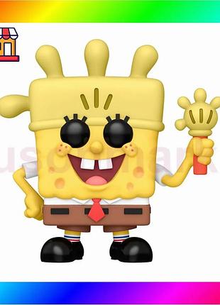 Bs игровая фигурка funko best mix pop! серии "губка боб квадратные брюки" - губка боб с перчаткой-фона bas77/n