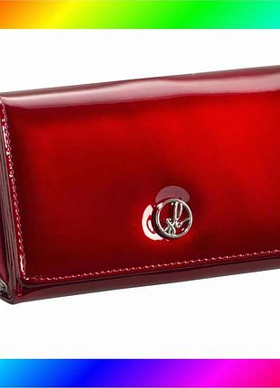 Bs кошелек женский кожаный best mix semi line rfid red (p8229-2) bas77/n