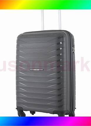 Bs чемодан semi line best mix 21" (s) dark grey (t5586-2) bas77/n