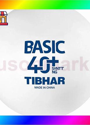 Bs м'ячі для настільного best mix тенісу tibhar basic 40+ syntt ng 6 шт (85511200) bas77/n