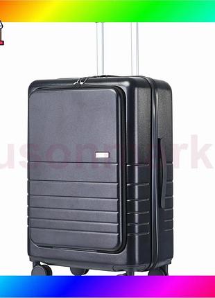 Bs чемодан semi line best mix 24" (m) black (t5964-3) bas77/n