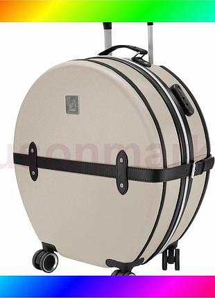 Bs чемодан semi line best mix 20" (s) champagne/black (t5674-2) bas77/n