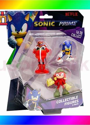 Bs набор игровых фигурок best mix sonic prime – соник, наклз, доктор эгман (3 фигурки, 6,5 cm) bas77/n