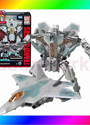 Bs трансформер voyager starscream best mix hasbro — экшн-фигурка робот-самолет, 18 см, из фильма транс bas77/n