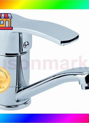 Bs смеситель md ø40 best mix для кухни гусак прямой 150мм на гайке aquatica md-1b141c (9712100) bas77/n