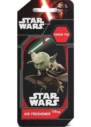 Ароматизатор в автомобиль star wars air freshener - green tea