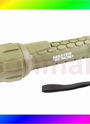 Bs фонарь водонепроницаемый mastertool best mix 180х55 мм cree led ip66 2xaa pp+pvc 94-0802 bas77/n