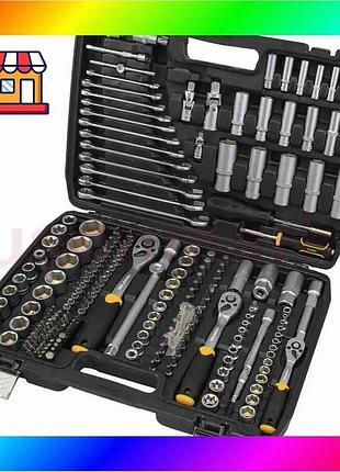 Bs набір торцевих насадок best mix і біти 1/4", 3/8", 1/2" 216шт crv sigma (6003841) bas77/n
