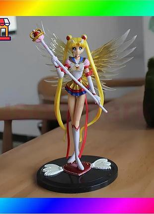 Bs фигурка sailor moon best mix 16 см, аниме фигурка усаги цуккино, коллекционная pvc фигурка sailor m bas77/n