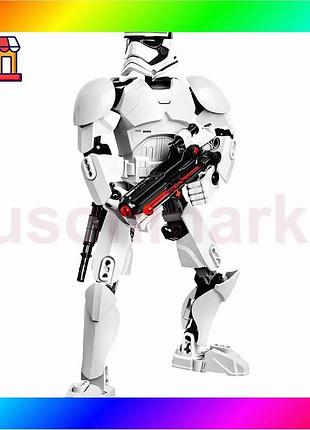 Bs конструктор фигурка штурмовик best mix star wars 24 см – игрушка из 81 детали для составления культ bas77/n