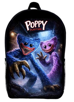 Рюкзак поппи плейтайм poppy playtime детский (gear bag mini 01) черный, 29 х 21 х 9 см