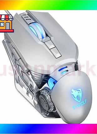 Bs игровая компьютерная мышка best mix с подсветкой t-wolf g530 robocop. проводная компьютерная мышка bas77/n