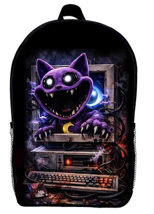 Рюкзак школьный поппи плейтайм poppy playtime (school gear bag 02) черный, 39 х 27 х 14 см