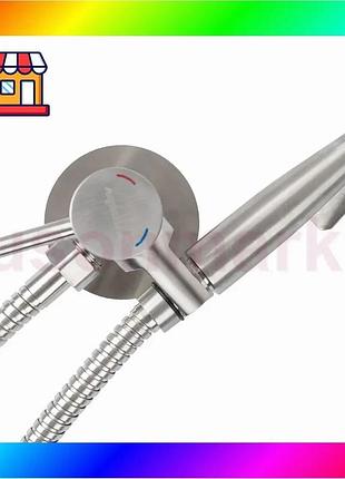Bs смеситель s22 ø35 best mix для биде встроенный ss aquatica (9722501) bas77/n
