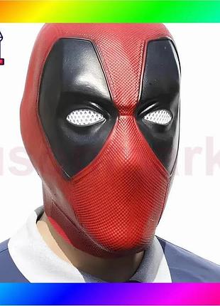 Bs маска дедпул resteq best mix — резиновая маска deadpool для хэллоуина, косплей и вечеринок. bas77/n
