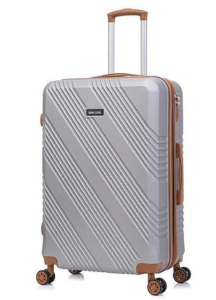Чемодан semi line 28" (l) light grey (t5849-3)