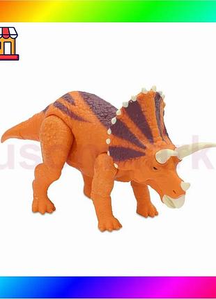 Bs интерактивная игрушка dinos best mix unleashed серии "realistic" s2 – трицератопс bas77/n