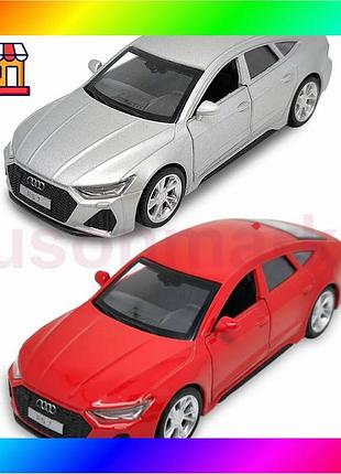 Bs автомодель – audi best mix rs 7 sportback (красный, серебристый) bas77/n