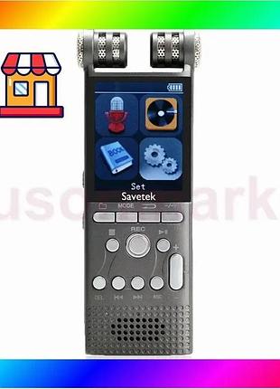 Bs профессиональный цифровой диктофон best mix с линейным входом savetek gs-r06, 16 гб памяти, стерео, bas77/n