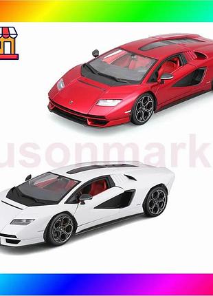 Bs автомодель – lamborghini best mix countach lpi 800-4 (белая, 1:24) bas77/n