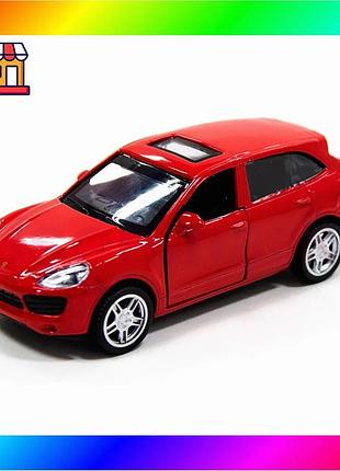 Bs автомодель - porsche best mix cayenne s (красный) bas77/n
