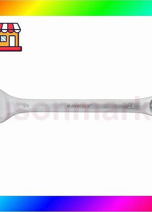 Bs ключ рожково-накидной 28мм best mix crv satine с подвесом sigma (6021731) bas77/n