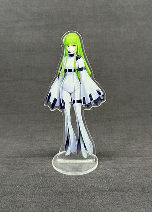 Акриловая коллекционная фигурка чиби chibi code geass - код гиас: восставший лелуш c.c. (си-си) 15 см