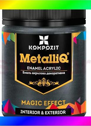 Bs эмаль акриловая metalliq® best mix банка 500 г, 500 г, черная жемчужина bas77/n
