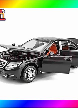 Bs модель автомобиля mercedes best mix benz s600 уменьшена 1:32 с светящимися фарами и звуковыми эффек bas77/n