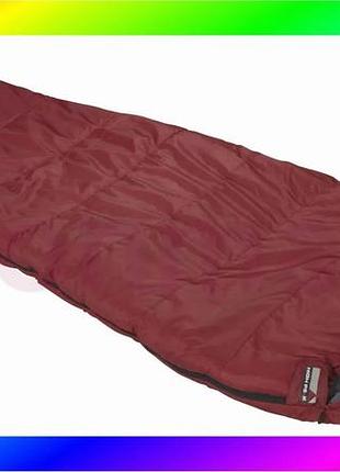 Bs спальный мешок high best mix peak tr 300/0°c dark red/grey left (23066) bas77/n