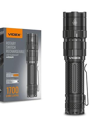 Портативный светодиодный фонарик videx vlf-a156r 1700lm 6500k