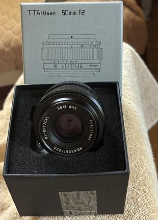 Обʼєктив ttartisan  50mm f2