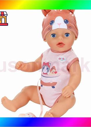 Bs кукла baby born best mix – лена в костюме котика (36 см, с аксесс.) bas77/n