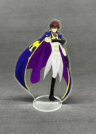 Акриловая коллекционная фигурка чиби chibi code geass - код гиас: восставший лелуш (сузаку куруруги) 15 см